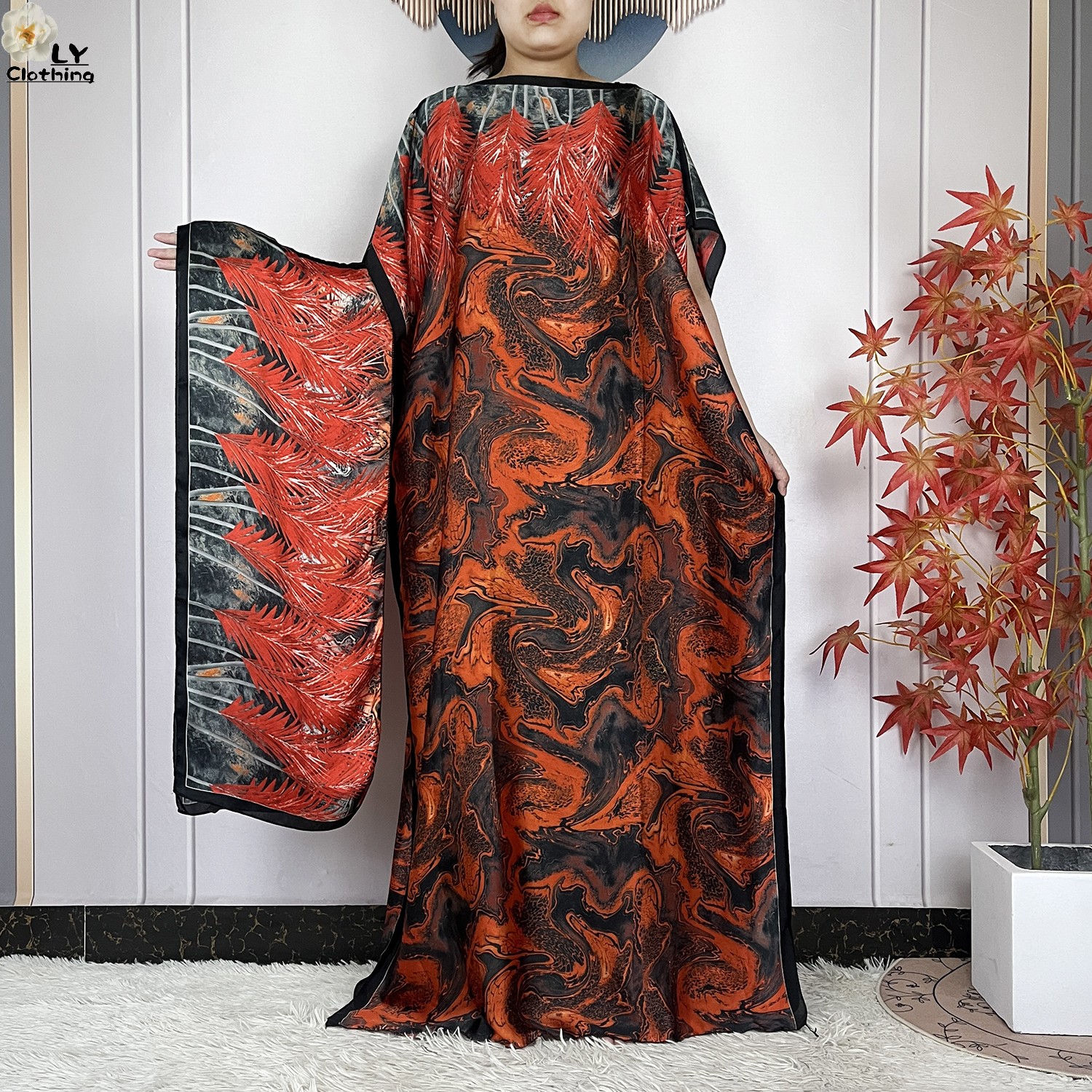 Abaya – robe africaine en soie à manches courtes, ample, à la mode, Kaftan décontracté, pour femmes musulmanes, Robes arabes pakistanaises, nouvelle collection été
