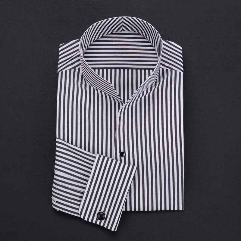 Chemise à Manches sulfDécontractée pour Homme, Tenue d'Affaires Française, Printemps et Automne