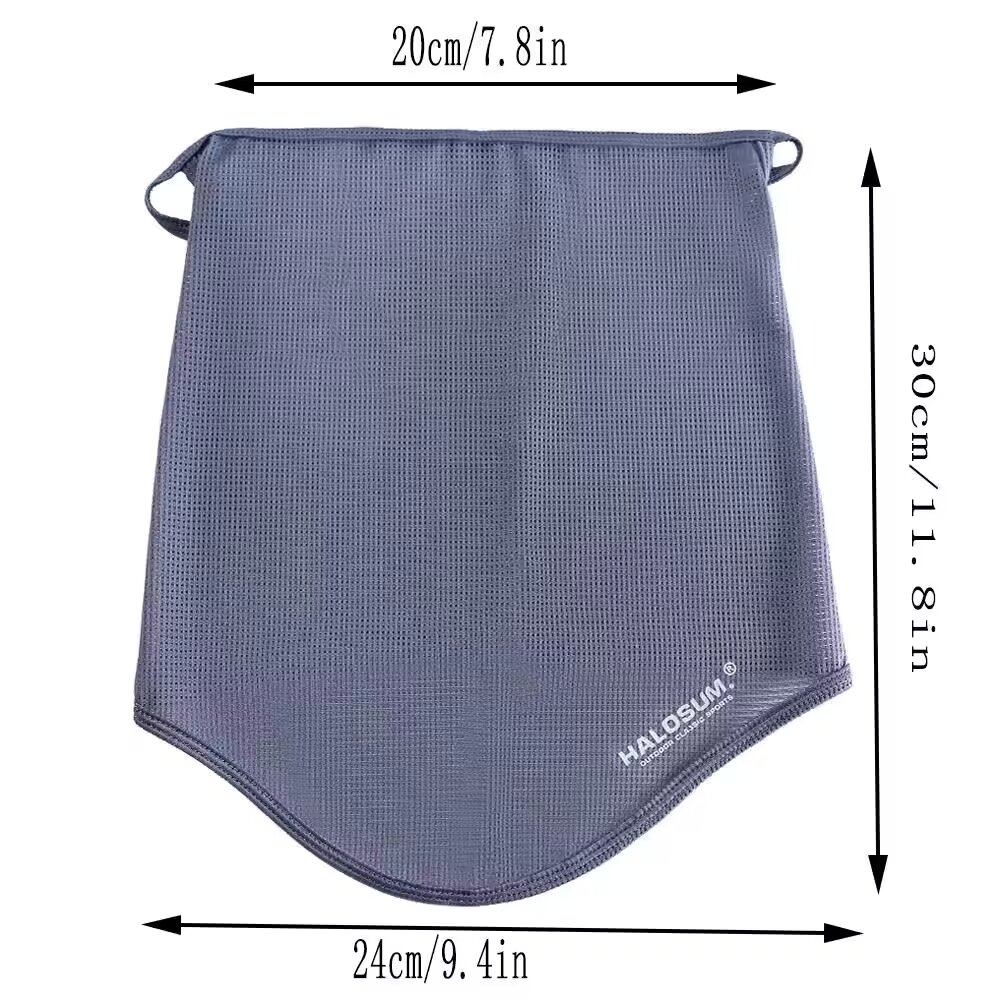 Cagoule intégrale en soie glacée, protection solaire estivale, respirante, résistante aux UV et coupe-vent pour le cyclisme, la randonnée et les activités de plein air