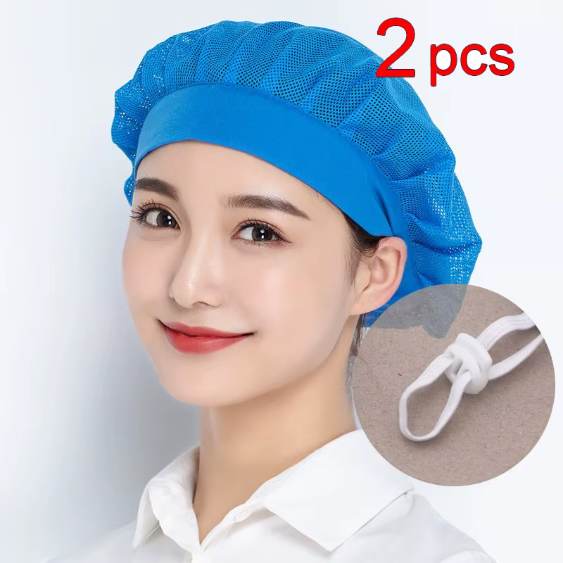 MenWomen Net casquettes boulangerie atelier de cuisson travail chapeau Bouffant casquette filet à cheveux Service alimentaire cuisine cuisine groupé cheveux travail tête couverture
