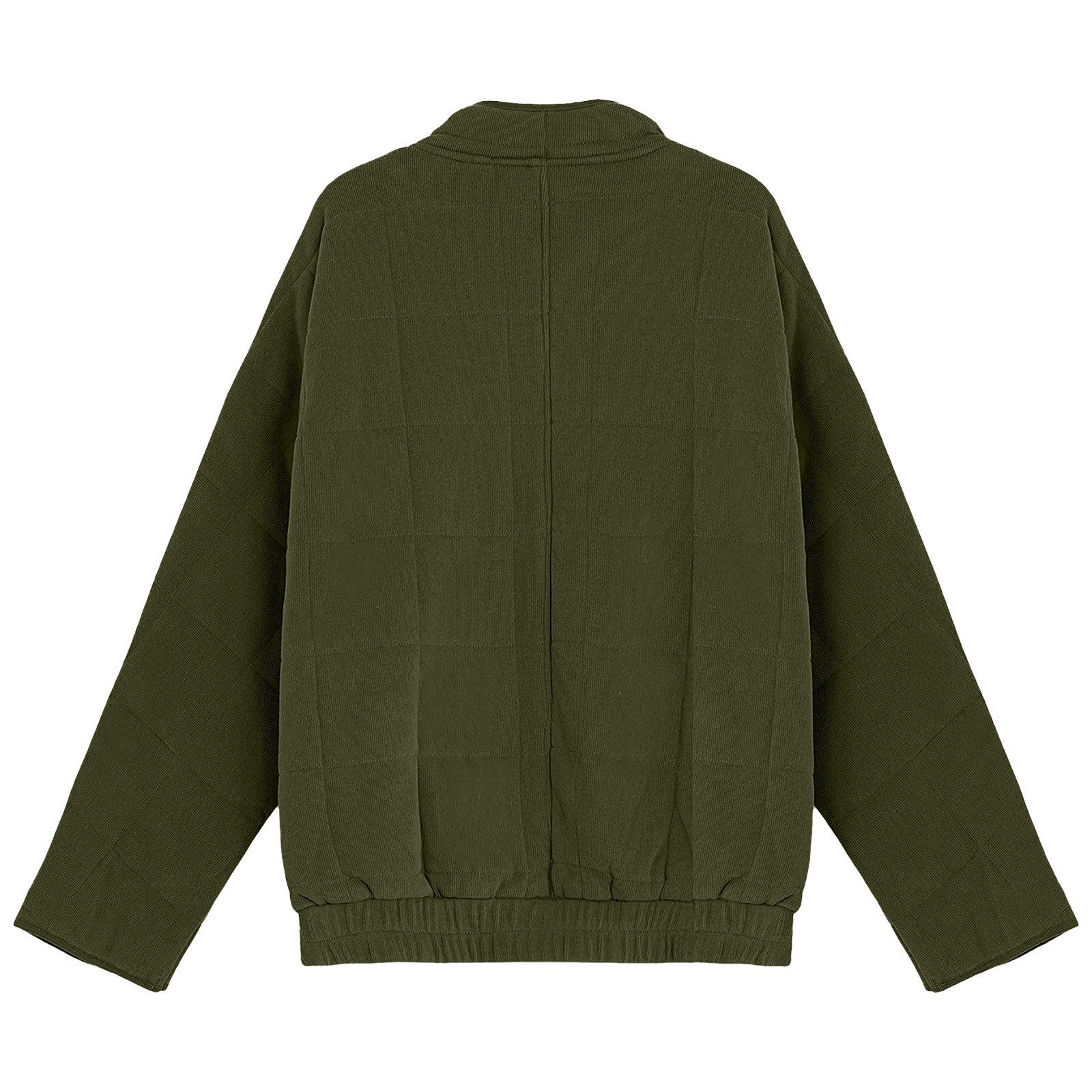Veste matelassurera en coton matelassé pour femme, parkas matelassées, poche zippée, décontracté, solide, document, hiver, chaud