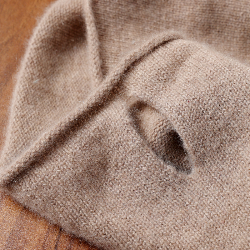 Écharpe tricotée en laine Pure 100%, écharpe élégante pour femme, faux col en cachemire doux et chaud, bandeau chauffant pour l'hiver