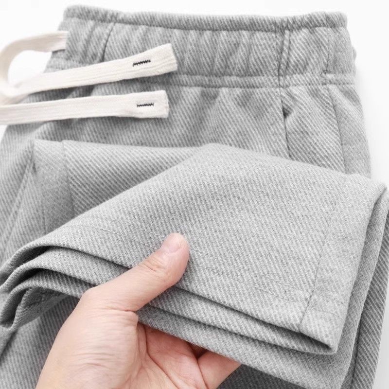 Pantalon Décontracté à Taille artificiel astique pour Homme, Vêtement avec Poches, Nouvelle Mode Printemps-Automne