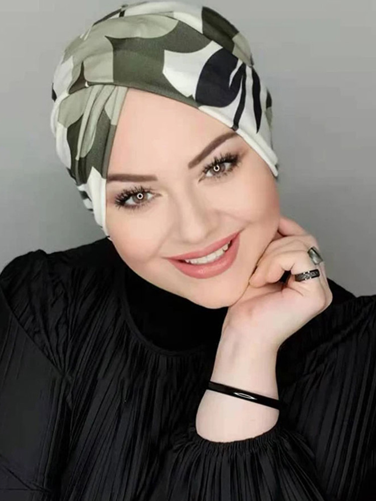 Maillot souple Hijab sous-capuchon Islam sous-écharpe instantanée couvre-cou bandeau Turban pour femmes Bonnets musulmans