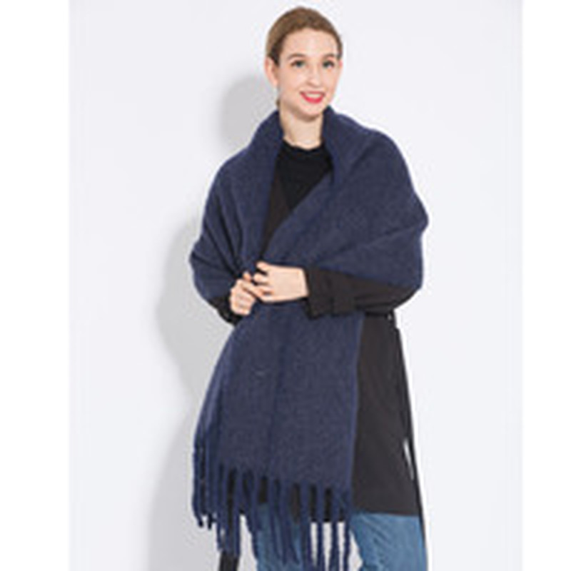 Écharpe à carreaux de couleurs arc-en-ciel pour femmes, Design de mode, marque de luxe, épaisse et chaude, avec pompon, châles en cachemire, 2023