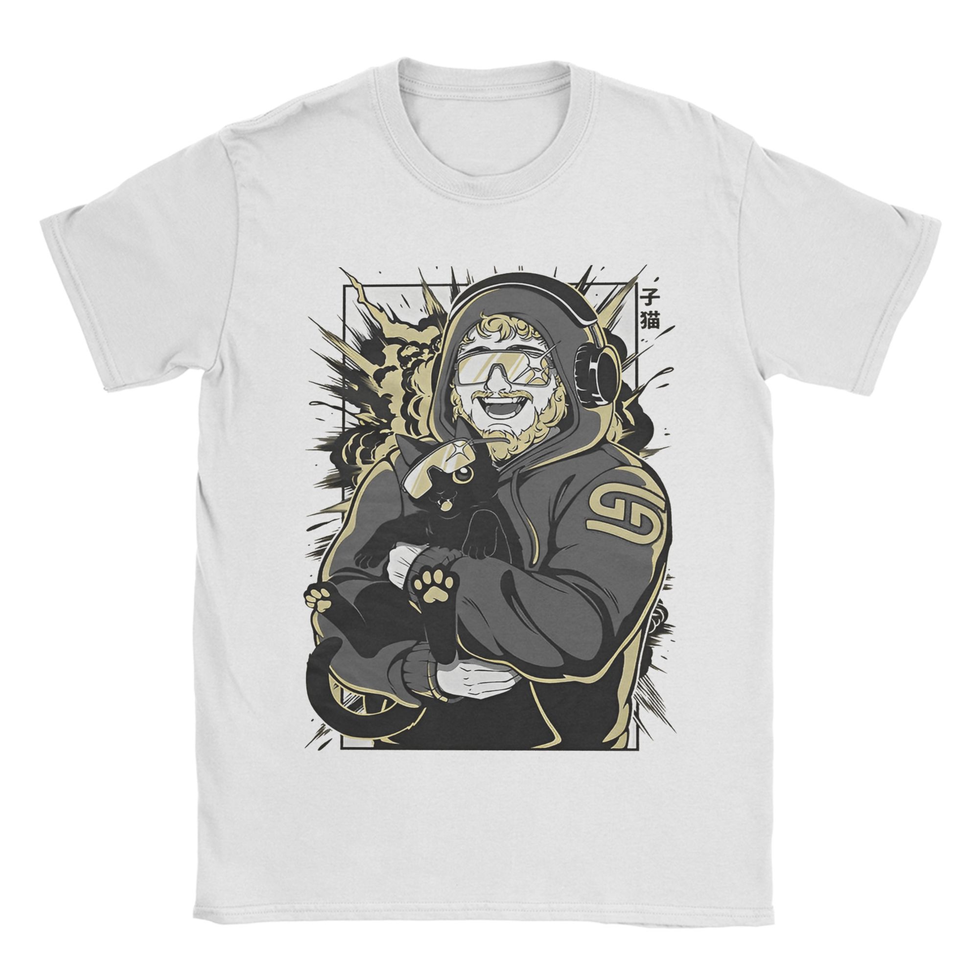 T-Shirts pour hommes caseoh merch Vintage coton T-Shirts à manches courtes t-shirt col rond vêtements nouveauté