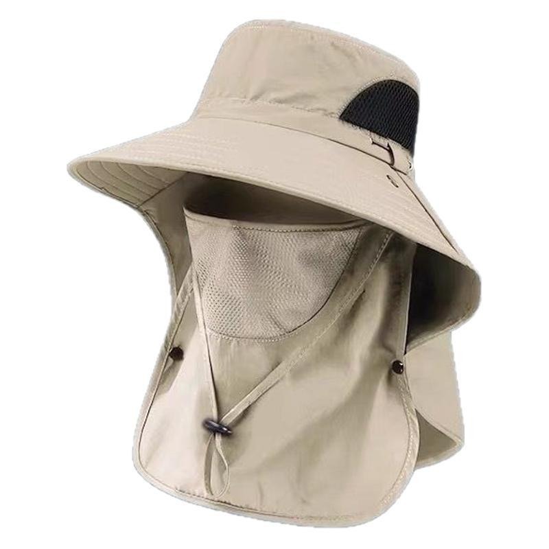 Chapeaux de soleil d'été Protection UV casquette de pêche de chasse en plein air pour hommes femmes randonnée Camping visière seau chapeau chapeau de pêcheur amovible