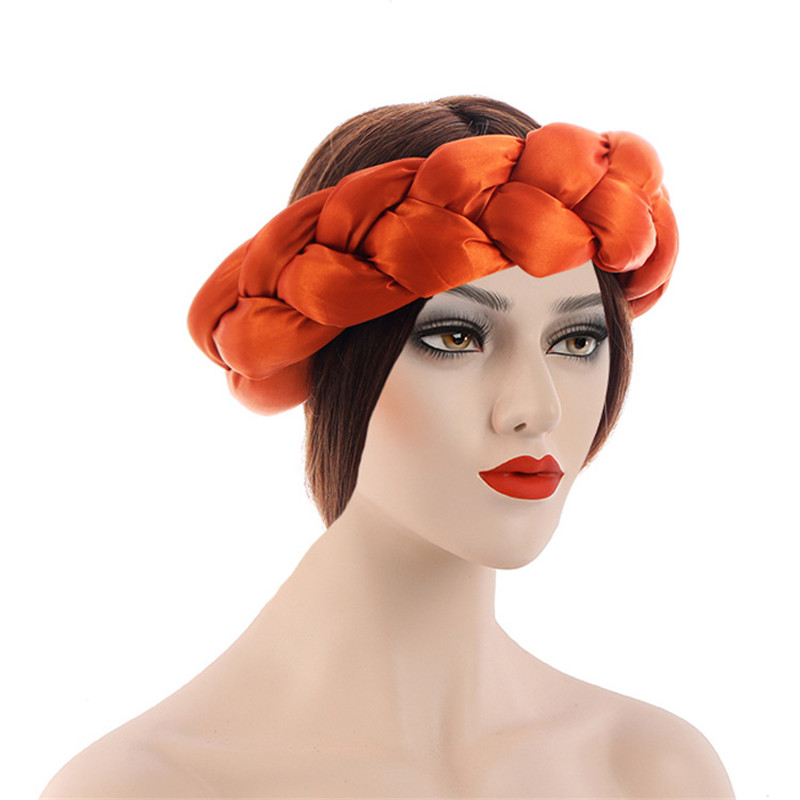 Femmes pour robes africaines chapeaux de fête accessoires tissu bronzant dame bandeaux élastiques tresses mode pansement Bandana Mujer