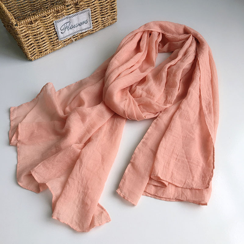 Foulards solides pour dames foulard hijab écharpe femmes turban