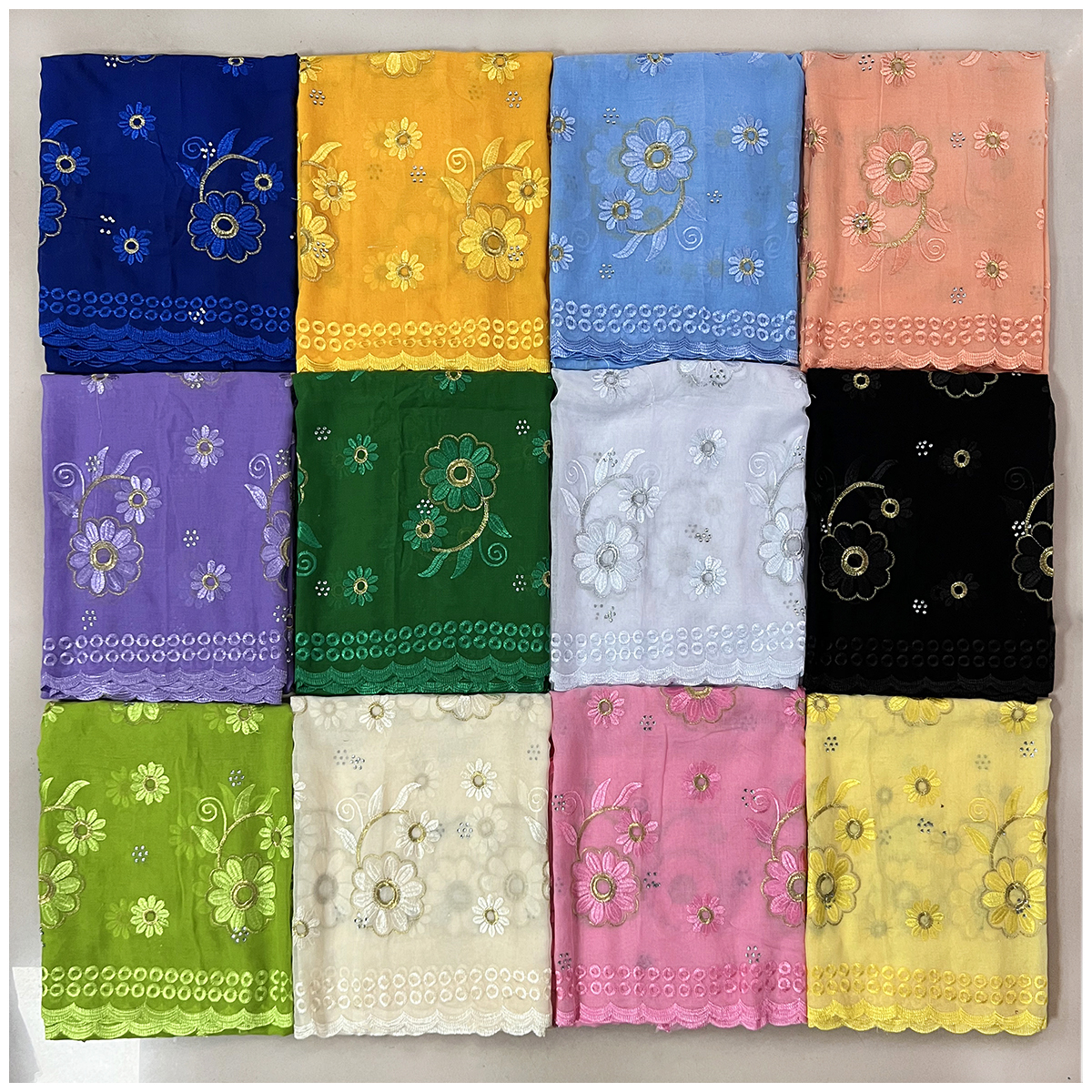 Écharpe Hijab pour Femme Africaine, 6/12 Coton, Offre Spéciale, à la Mode, Musulmane, Dubaï, Vente en Gros, 100% Pièces