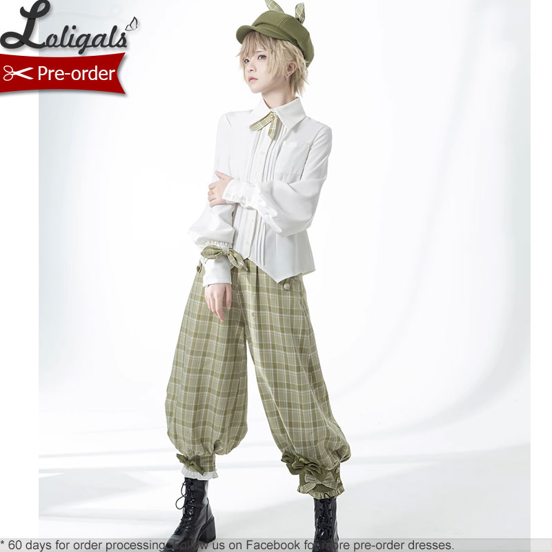 Tenue Ouji couleur Mucha, gilet cool/chemise à manches longues/pantalon sarouel ample court de Princess Chronicles