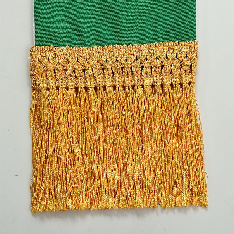 Étole de prêtre réversible à double broderie, accessoire de costume ecclésiastique