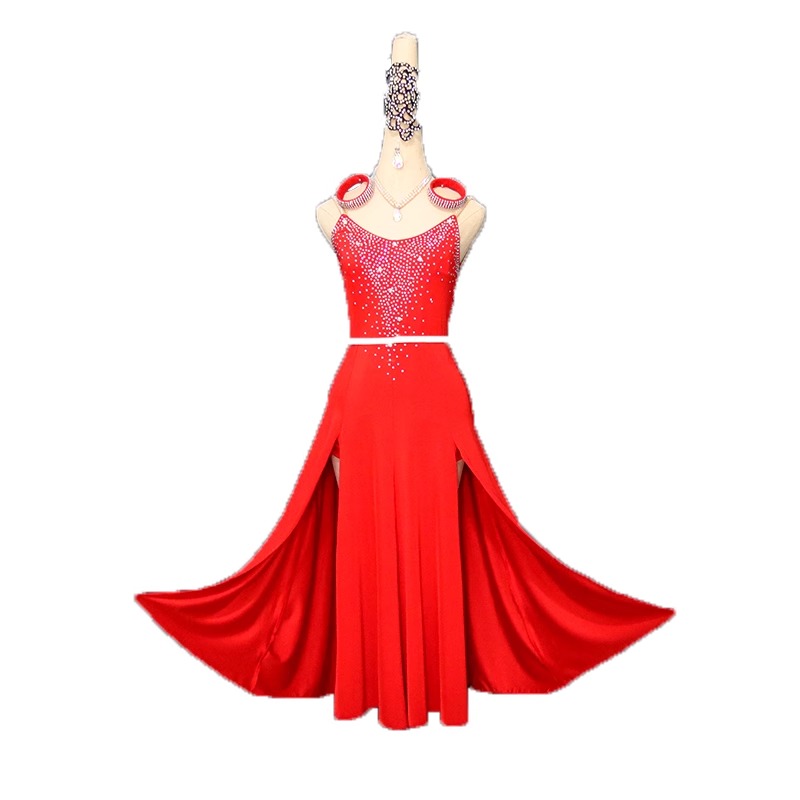 Costume de brevLatine pour Fille, Robe de Bal, Vêtements de brev, Ligne Trempée, Scène, Tenue de Soirée, Jupe, Bal, Régions ba