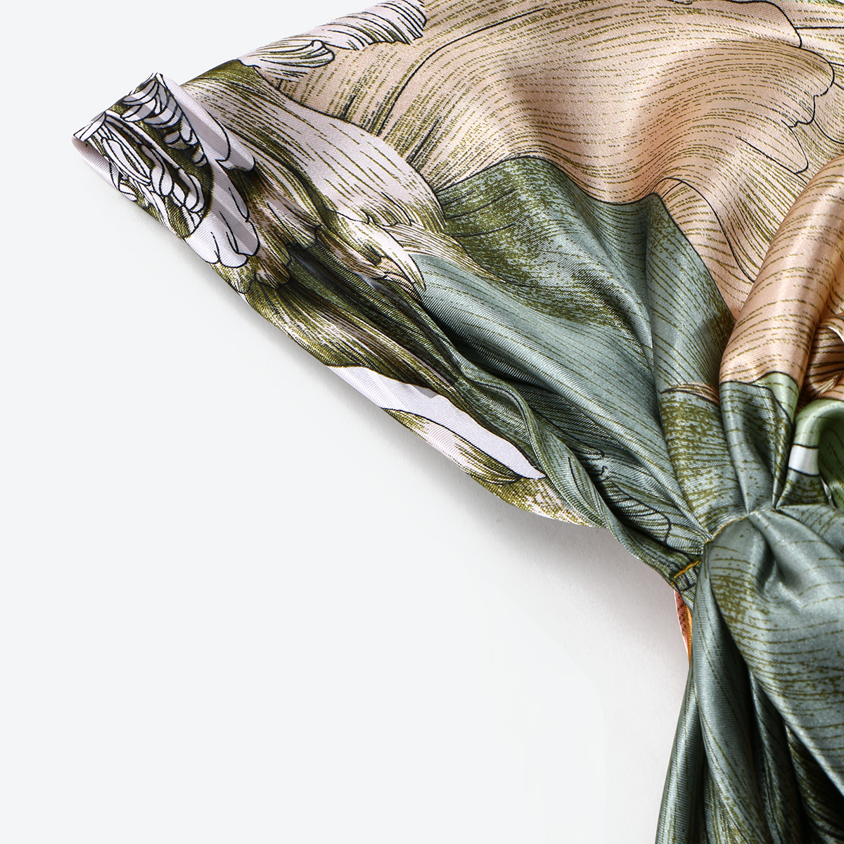 Nouveau hijab en satin de soie imprimé pour femmes, élastique, tendance, foulard musulman en satin de soie, doux, polyvalent, respirant, turban 22*60cm