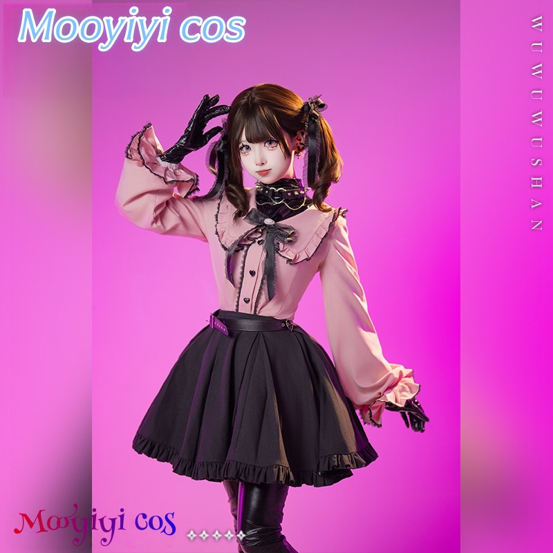 Nouveau Costume de Cosplay Miu Kurokawa pour Halloween, Noël, Fêtes à Thème, Expositions de Bandes Dessinées, Tailles S-XL, Tenue pour Femme