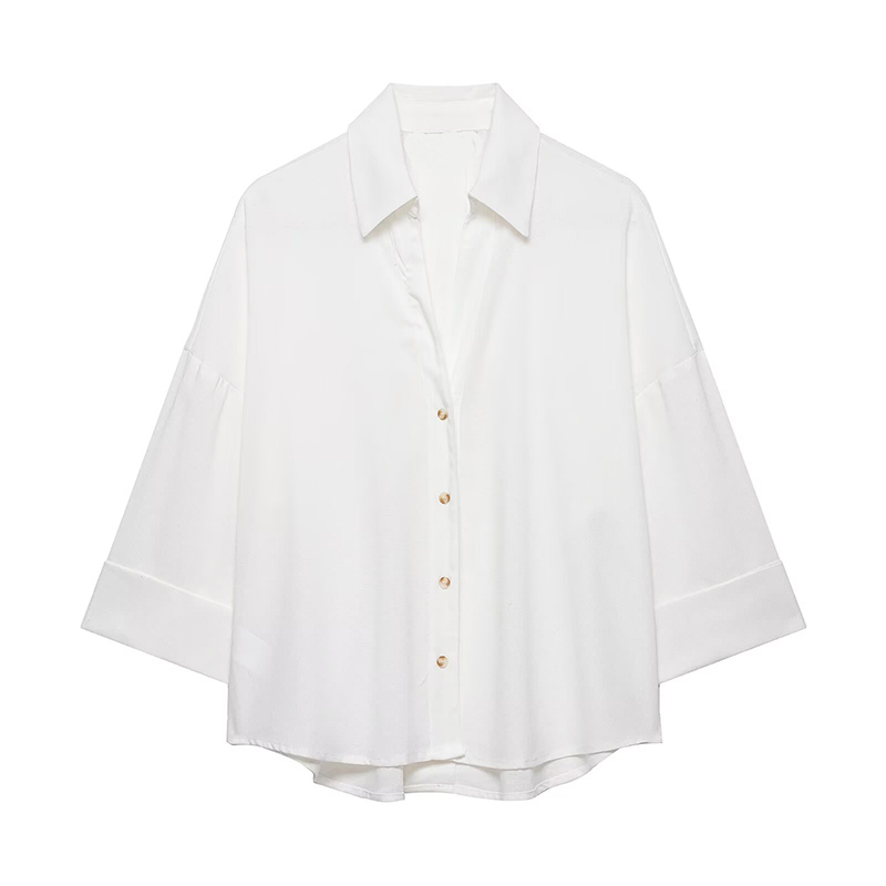 Chemises pour femmes, chemises décontractées à la mode, chemises à col rabattu à manches longues pour femmes, chemisiers féminins, tops chics