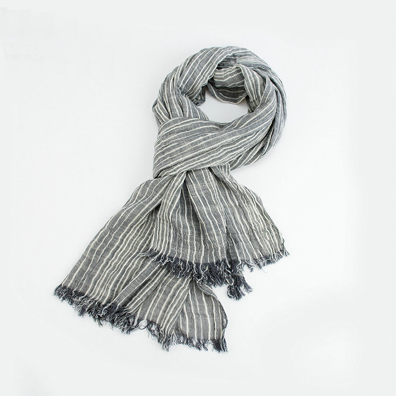 Marque écharpe de luxe concepteur couleur contrat silencieux frangé gland coton foulards pour homme printemps classique Cachecol châle YG369