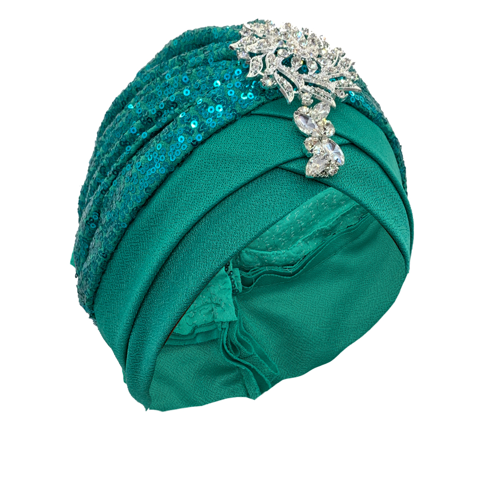 Bonnet turban de luxe avec biscuits pour femme, écharpe de sauna musulmane, enveloppes de tête douces et confortables, bonnet