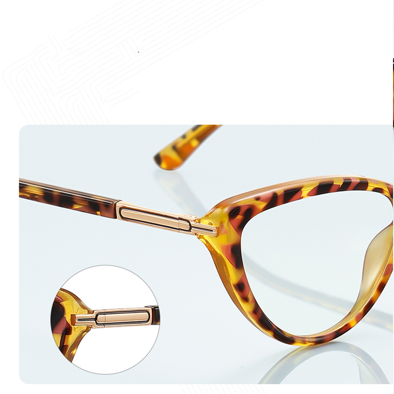 Monture de lunettes pour femmes, lunettes œil de chat, Anti-lumière bleue, lunettes de lecture, lunettes de Prescription personnalisables 307959