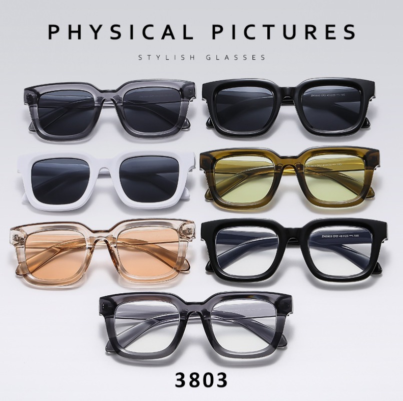 Lunettes de soleil carrées classiques de luxe pour hommes et femmes, accessoires de mode pour la vie quotidienne et les activités de plein air.