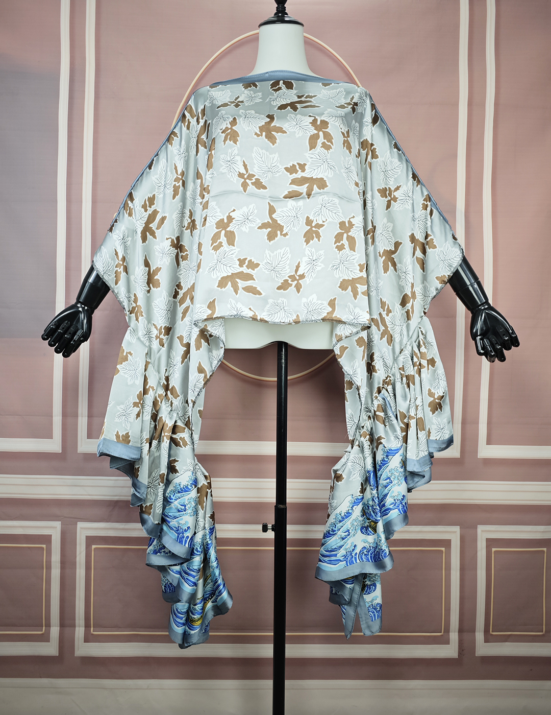 Chemisier africain à manches bouffantes et col rond pour femmes, bohème, sexy, décontracté, plage, fête, été