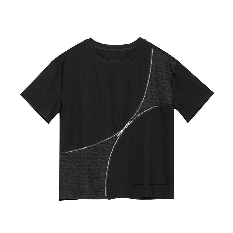 Manches courtes surdimensionné noir coton décontracté ample été t-shirt femmes t-shirt femme t-shirt 2025 haut court streetwear vêtements