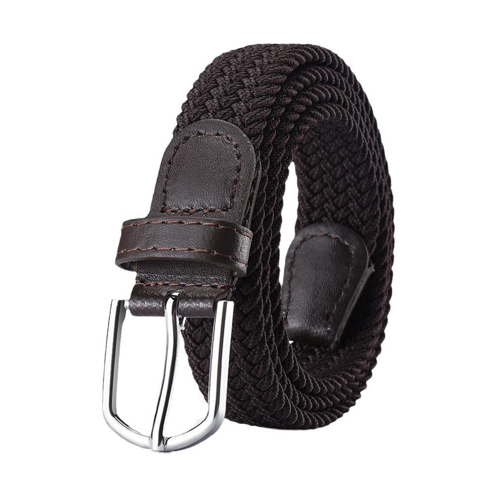 Ceinture pour homme, mode décontractée, ceinture élastique tissée, ceinture tactique militaire pour sports de plein air, ceinture de travail pour l'escalade, unisexe, à porter avec des jeans ou des pantalons