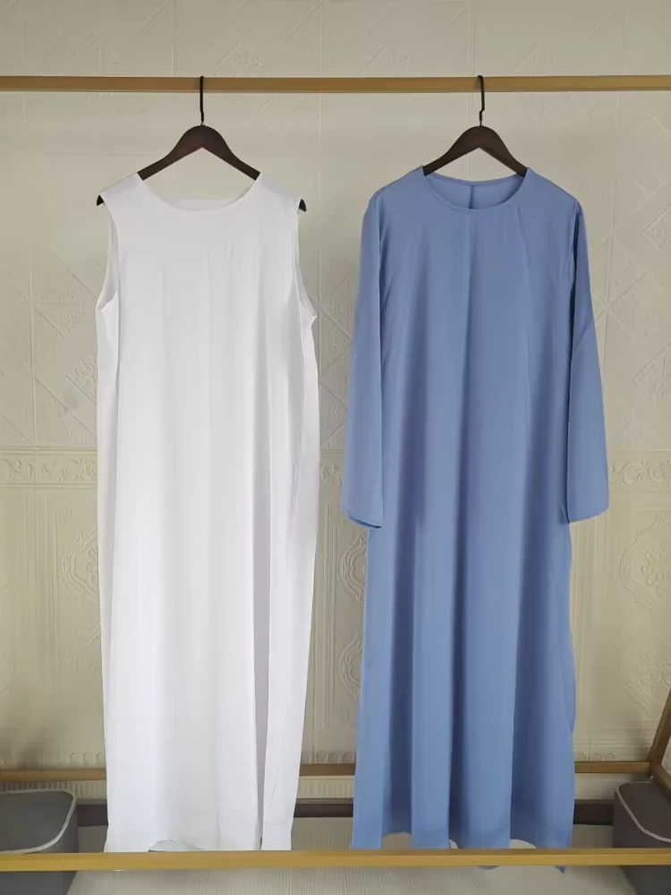 Ensemble de robes 2 pièces pour femmes, abayas de fête, caftan, caftan, arabe saoudien, dubaï, ramadan, Eid Abaya
