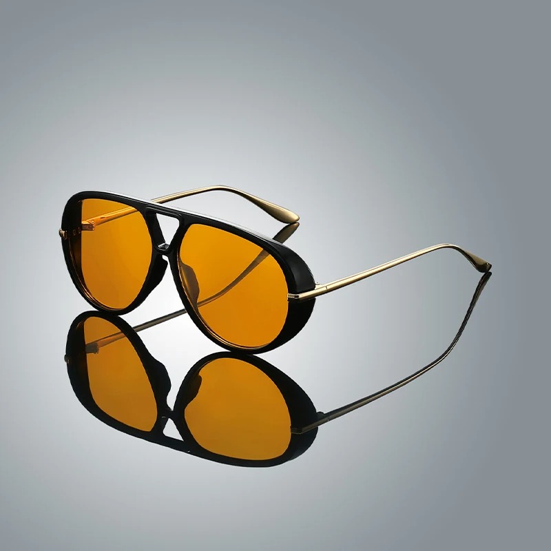 Lunettes de soleil aviateur vintage, nouvelle mode, double pont, pour l'extérieur, design de marque tendance pour femme, décontractées