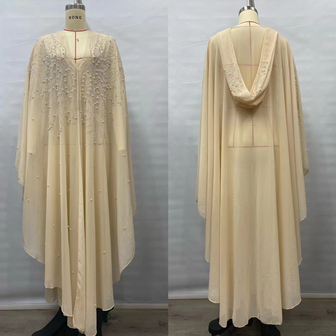 Robes Jalabiya Abaya pour femmes musulmanes, à capuche, avec strass, style cape, tenues de l'Aïd, Ramadan, Dubaï, Kaftan, Vestidos 2026