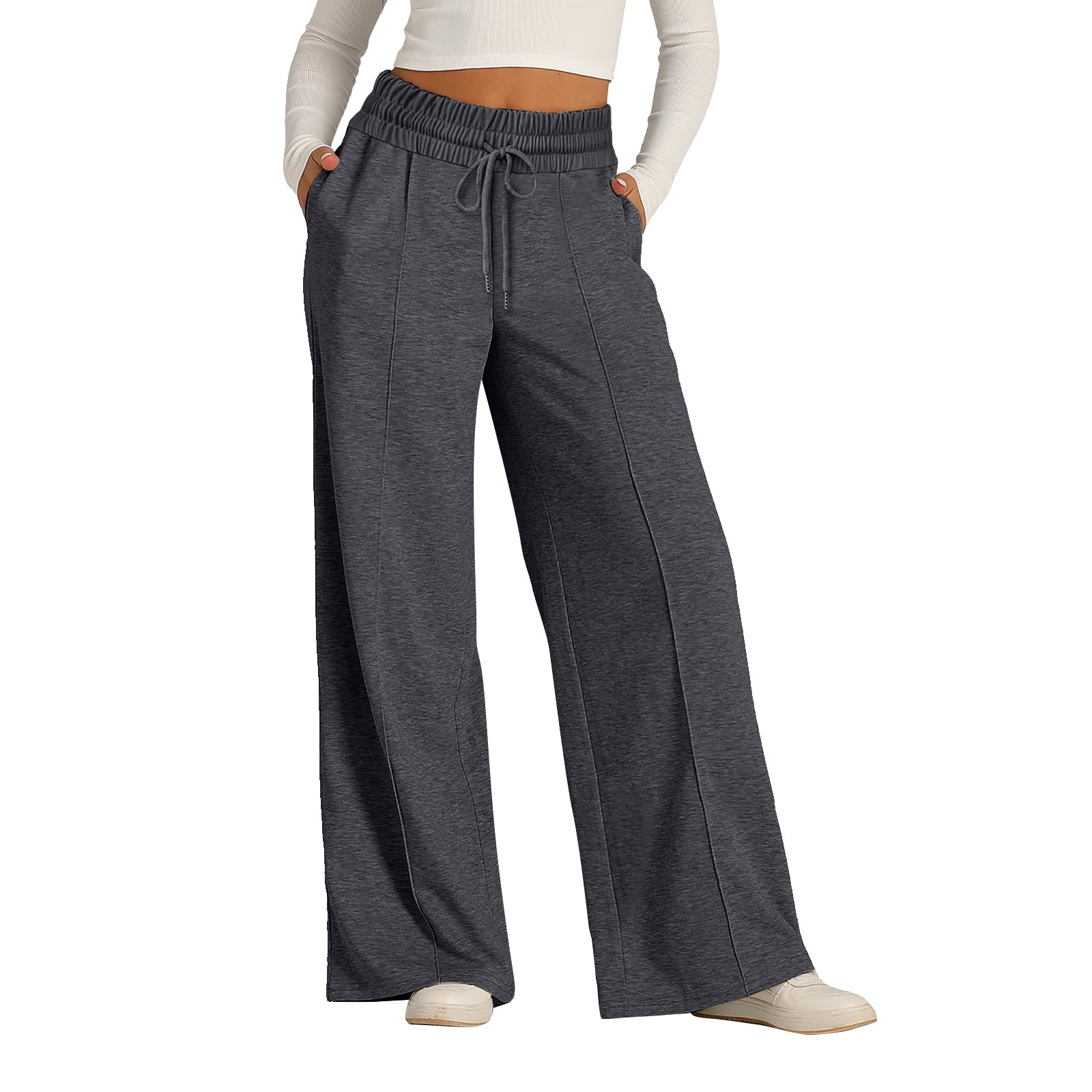 Pantalon femme Streetwear Joggers surdimensionné taille haute Style coréen mode jambe large Harajuku 2024 nouveau pantalon de survêtement Baggy