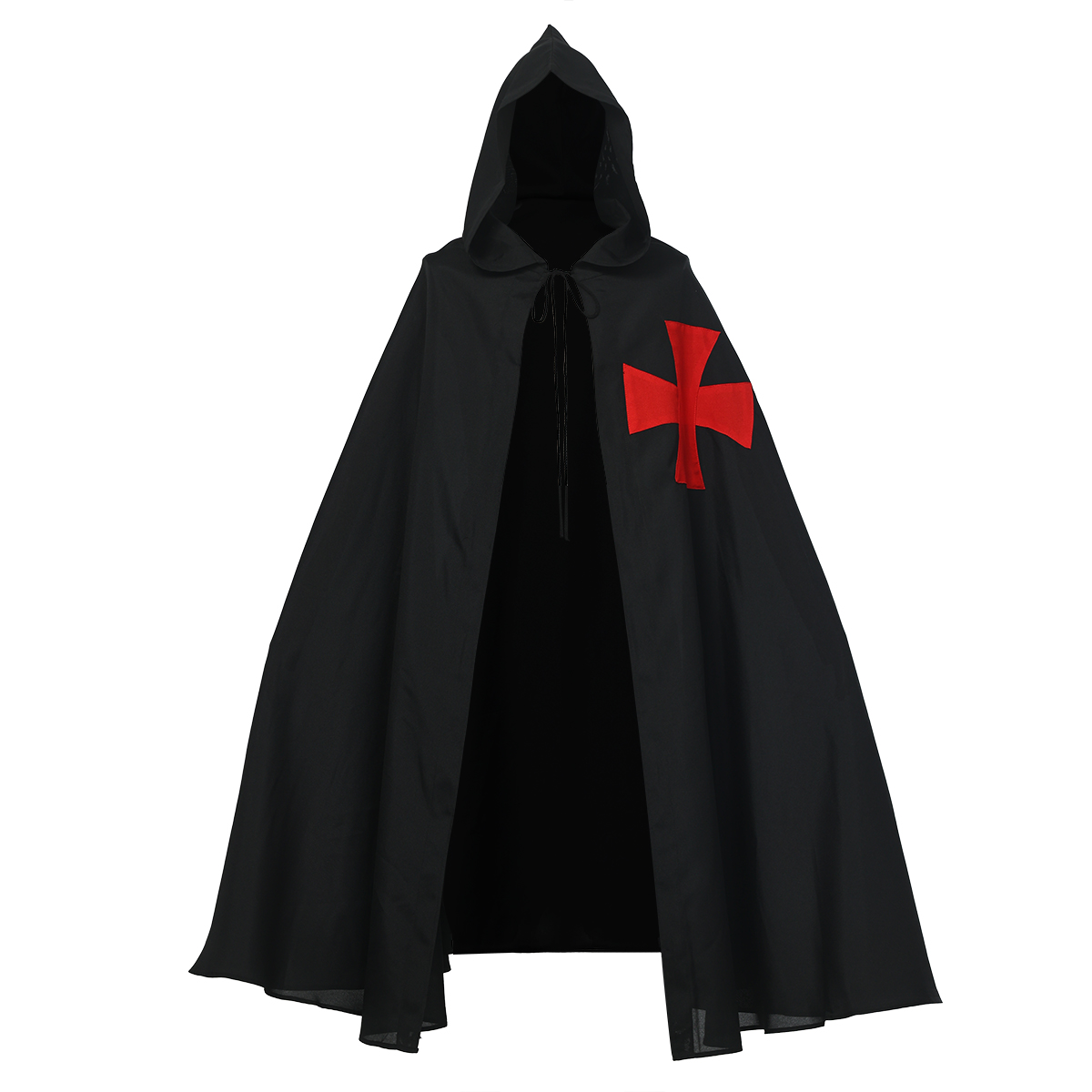 Tunique médiévale pour hommes, Costume d'halloween Viking, Robe de Cosplay, chevaliers templiers, guerriers, Cape d'hôpital