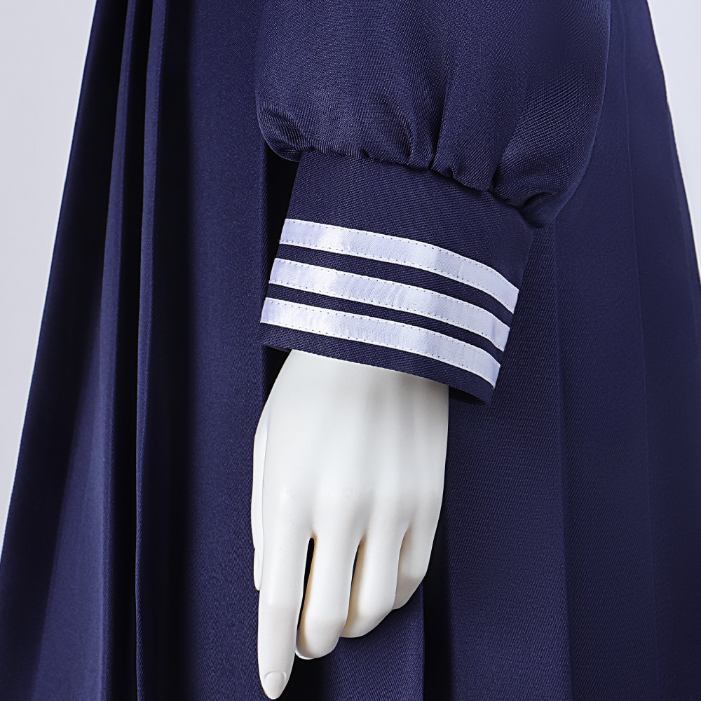 Costume de Cosplay Hinako Shimizu, uniforme scolaire silencieux pour femmes, Costume de marin bleu marine, tenue de fête de carnaval d'halloween