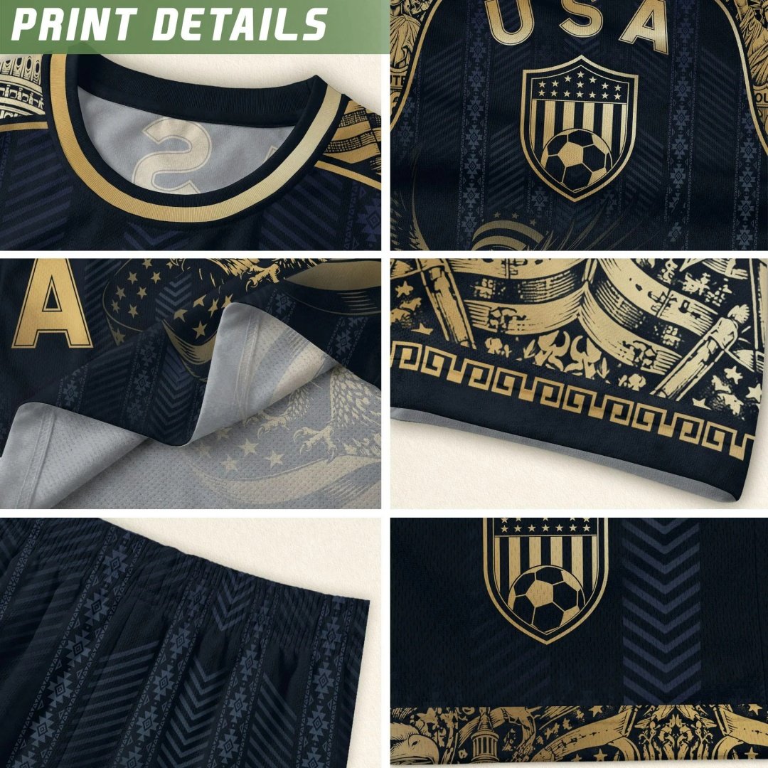 Maillot de football américain 2026 pour hommes, femmes et enfants – Maillot de l'équipe de football des États-Unis – T-shirt de sport d'été pour hommes – Vêtement Y2K pour femme ﻿