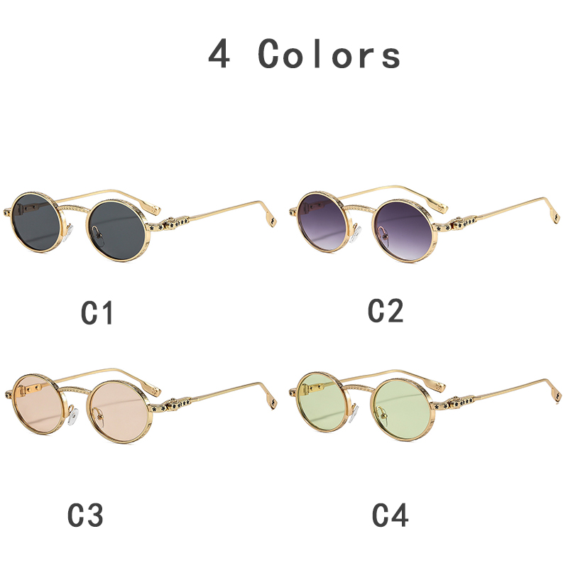 Lunettes de soleil de luxe de marque de mode 2026 pour femmes et hommes, style vintage steampunk, tendance cool, verres punk pour soirée, lunettes de soleil haut de gamme