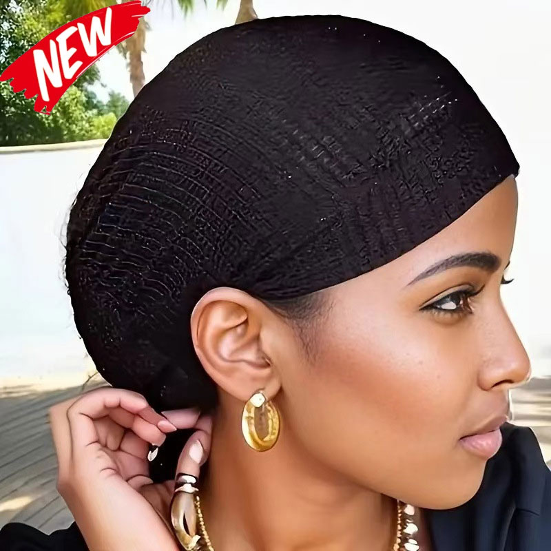 Chapeaux en maille musulmane pour femmes, casquettes légères et portables de couleur unie, casquettes de crâne islamique, filet à cheveux noir