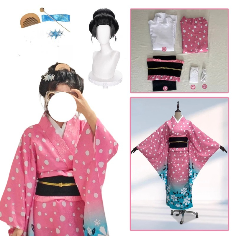 Costume de cosplay Anime Koyuki, uniforme kimono japonais pour femmes, tenue de fête d'Halloween, carnaval, jeu de rôle
