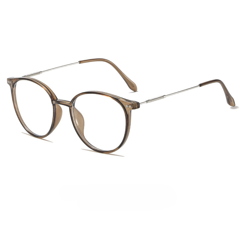 Lunettes de lecture tendance pour femmes, nouveau style rond, anti-lumière bleue, pour ordinateur, avec correction de la vue