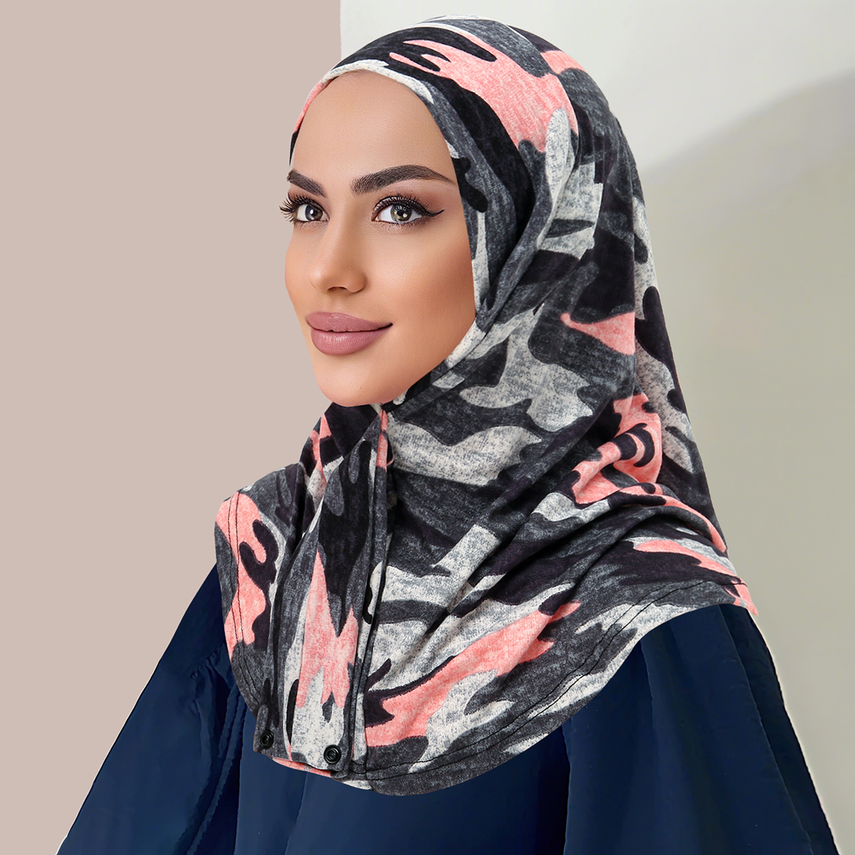 Hijabs instantanés imprimés à la mode pour femme, Jersey, casquette intérieure, Turban, foulards de tête, chapeau musulman islamique, Bonnet, Ramadan