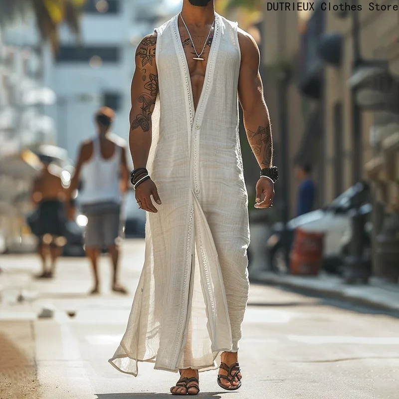 Cardigans de toutes formes pour hommes, amples et décontractés, vêtements de Protection solaire de plage, Style bohème, châles imprimés de vacances, nouvelle collection