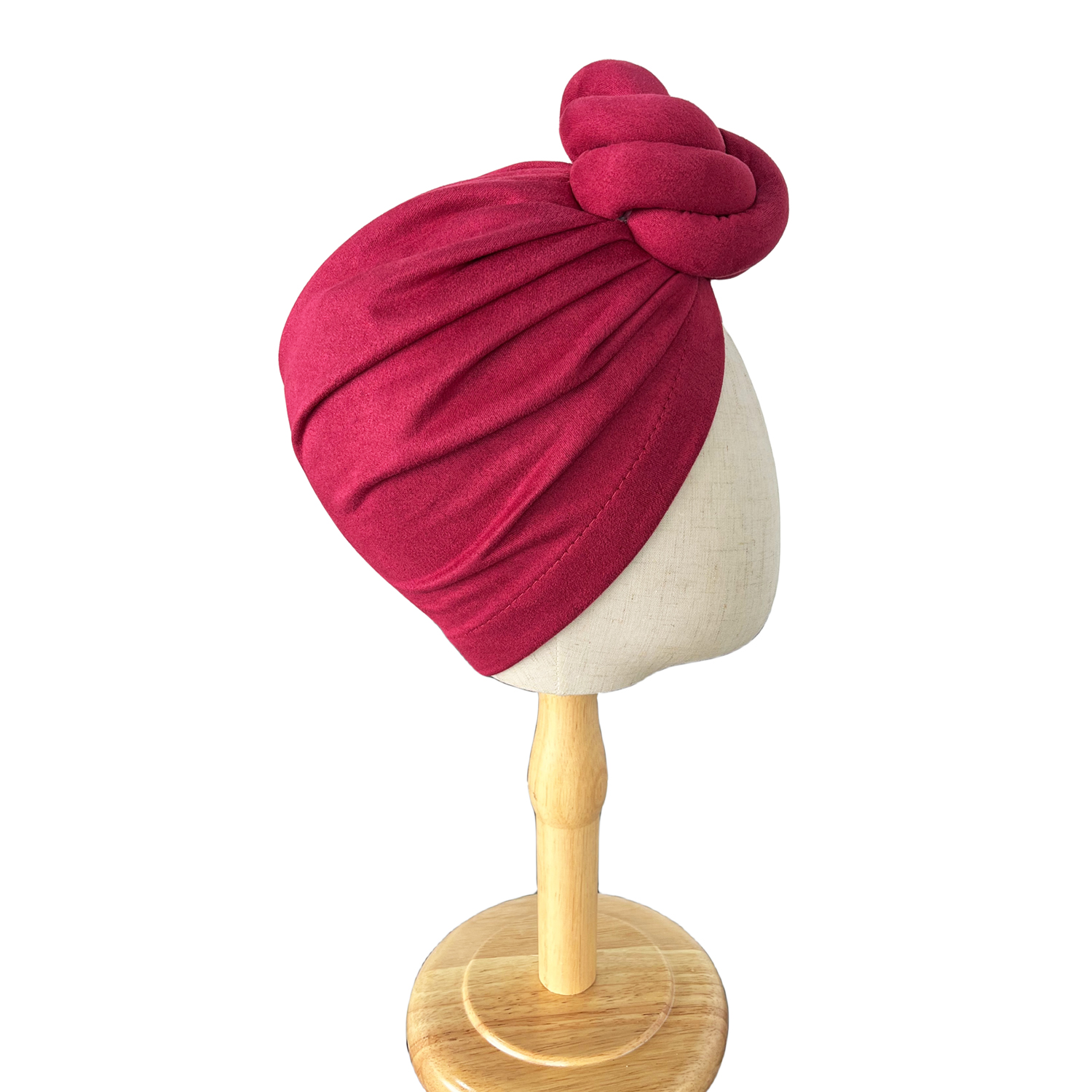 Nouveau Turban noué pré-fabriqué chapeau daim bandeau élégant plissé bonnets foulard pour les femmes Turban