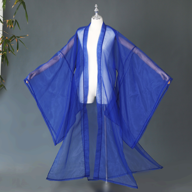 Manteau Hanfu traditionnel pour femmes et hommes, Cardigan en mousseline de soie, cape, Costume de fée chinois Ancinet, chemisier à manches longues, Costume de danse folklorique