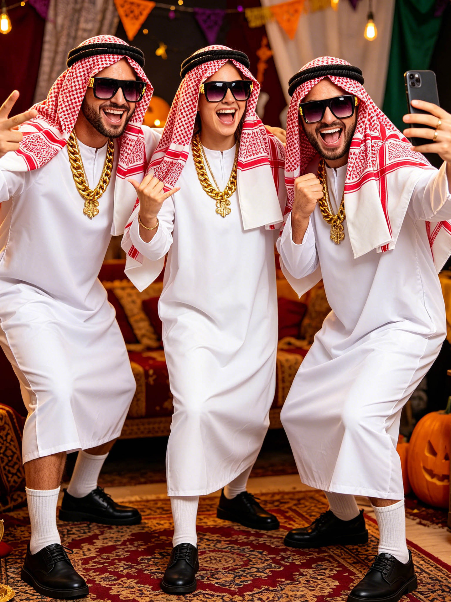 Nouveau Costume de Prince Arabe Riche de l'Émirat Arabe, Costume de Jeu de Rôle Adulte, Fantaisie, Halloween, Carnaval, Vente Chaude