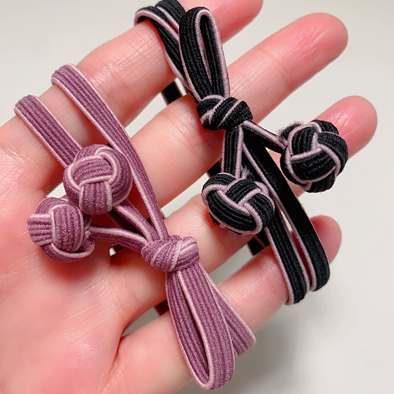 Bandes élastiques en caoutchouc pour cheveux pour femmes et filles coréennes, chouchou, qualité, durable, gomme, cravates, cadeau de Noël, bain