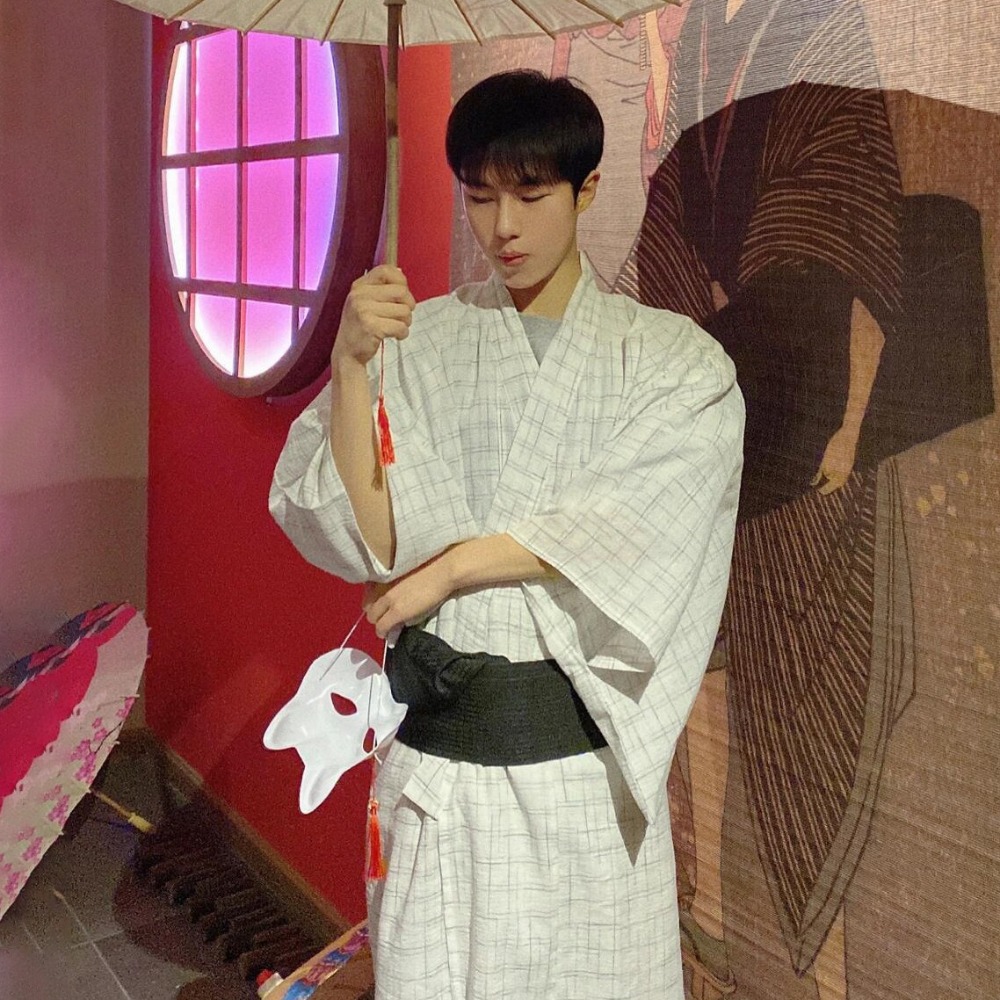 Kimono Yukata traditionnel pour hommes, tenue japonaise vintage, costume de cosplay pour séance photo et spectacle