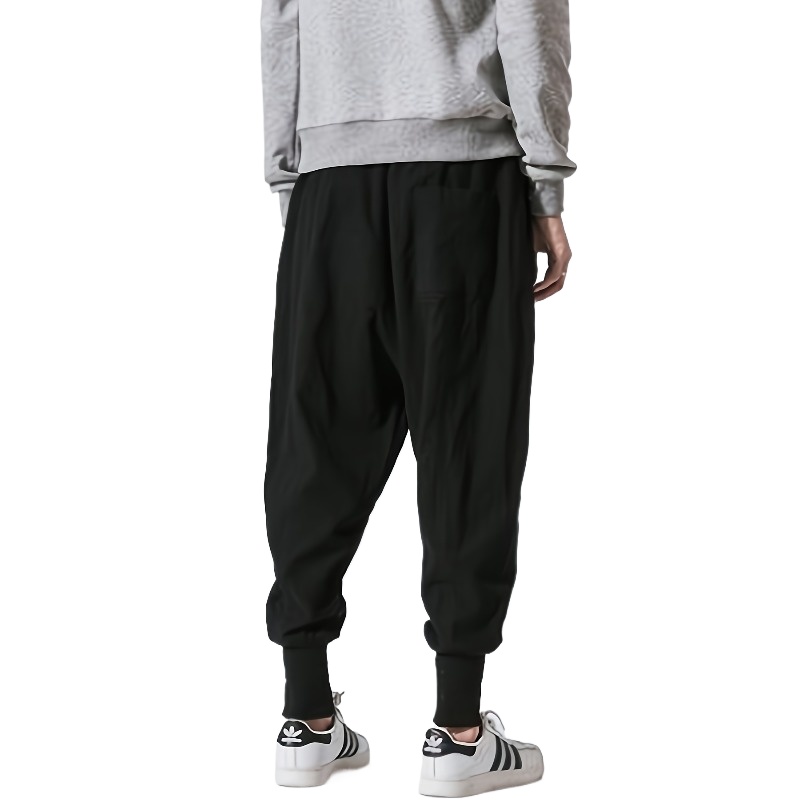 FGKKS-Pantalon Sarouel en Coton pour Homme, Vêtement Décontracté de Couleur Unie, à la Mode, Grande Taille