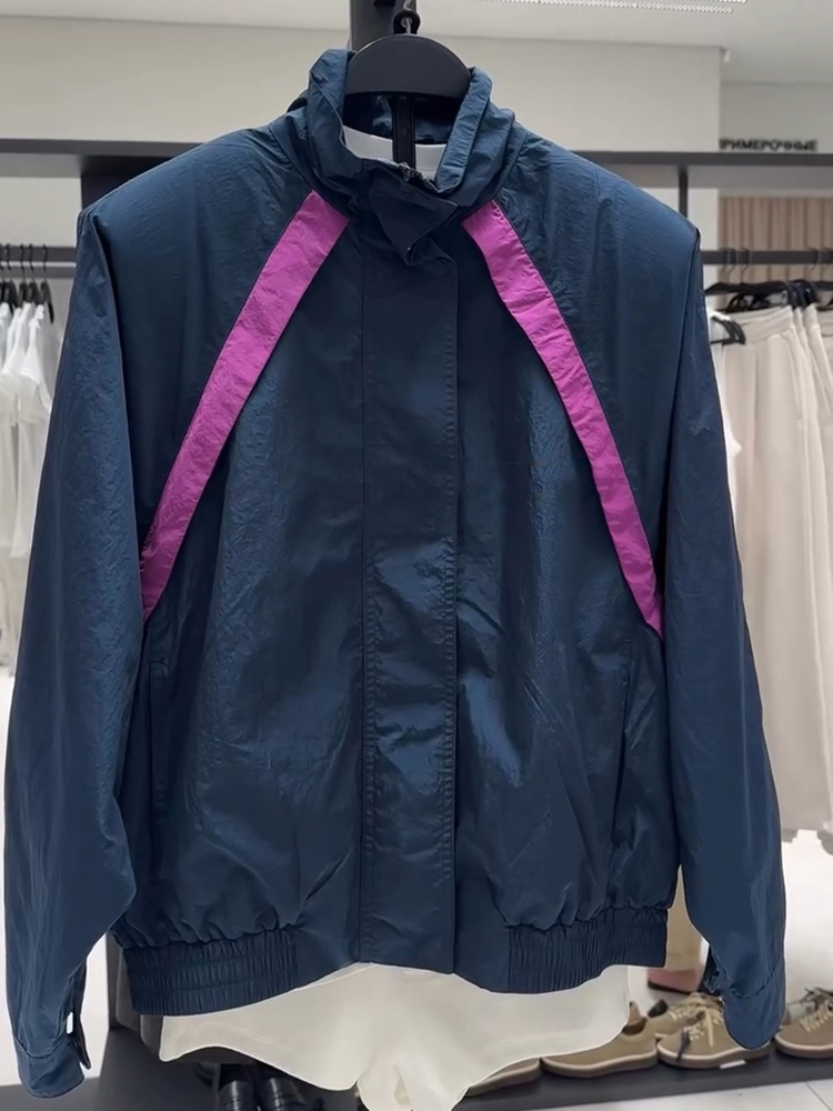 Veste femme manteau col rabattu bouton Bomber manches longues cintré taille plissée veste courte dames rue manteau décontracté femmes