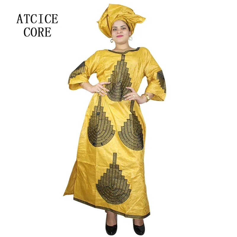 Robes africaines pour femmes, dashiki, bazin riche, broderie, vêtements à la mode