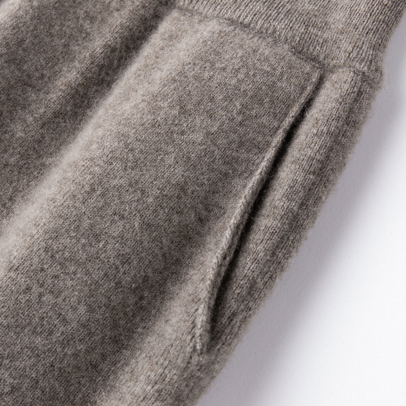 Pantalons 100% laine pour femmes, nouveaux pantalons tricotés à taille haute, doux et confortables, élastiques et fins, nouvelle collection automne et hiver