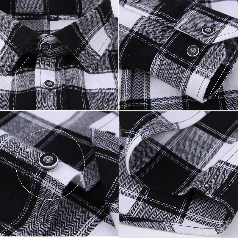 Chemises surdimensionnées en flanelle à carreaux pour hommes, manches longues, en coton, mode décontractée, douce, coupe Standard, 11XL, 10XL, 9XL